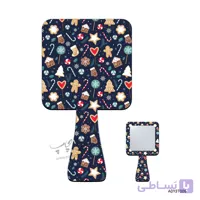 آینه دستی طرح کریسمس A013T006