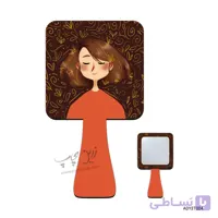 آینه دستی طرح A013T004