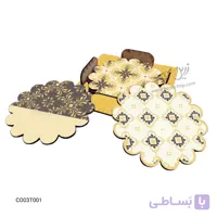 ست زیر لیوانی همراه با پایه مدل CO03T001