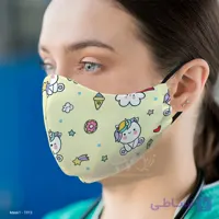 ماسک 3 لایه با قابلیت تعویض فیلتر طرح کارتونی T013