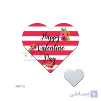 آینه جیبی قلبی طرح ولنتاین A04T04
