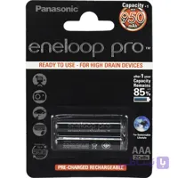 باتری نیم قلمی قابل شارژ پاناسونیک مدل eneloop pro 950mAh