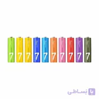 باتری نیم قلمی شیائومی مدل LR03 مجموعه 10 عددی و تک