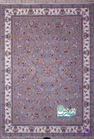 فرش 1200 شانه طرح گلستان سرمه ای- تمام نخ اکریلیک
