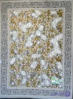 فرش ماشینی 1200 شانه طرح گیتا کد 1274 رنگ فیلی