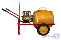 سمپاش فرغونی ۱۰۰ لیتری با موتور ۶/۵ اسب طرح honda و پمپ wuli + ارسال رایگان