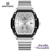 ساعت مچی مردانه زیر ثانیه دار برند نیوی فورس مدل NF 8068 بند حصیری