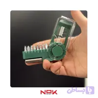 ست سر پیچ گوشتی با رابط متابو 9 عددی مدل 6.30419