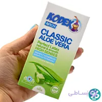 کاندوم کدکس مدل کلاسیک آلوئه ورا ( 12 عددی )