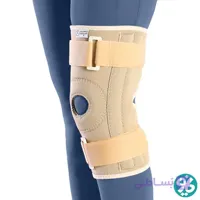 زانوبند نئوپرن چهار فنره قابل تنظیم طب و صنعت کد 41500 در سایزبندی