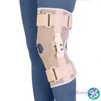 زانوبند نئوپرن مفصل دار طب و صنعت کد 45120 در سایزبندی