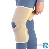 زانوبند نئوپرن قابل تنظیم طب و صنعت کد 41400 در سایزبندی