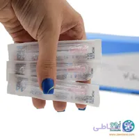 سرسوزن صورتی گیج 18 آوا (100 عددی)