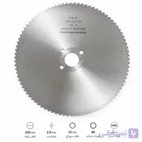 تیغ اره دیسکی HSS آگوست بلشر August Blecherاصل آلمان 250×2×32 میلی‌متر 80 دندانه