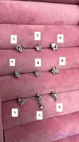 پیرسینگ گوش جواهری نمادار استیل ضد حساسیت
