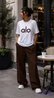 ست تیشرت وشلوار زنانه alo