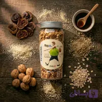 غلات صبحانه رژیمی (گرانولا) انجیر و گردو درین کام - الوعطار
