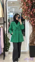 کت پاییزه زنانه کتان مدل هلینا کد 0173
