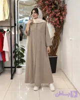 مانتو زنانه بلند شانتون مدل ساره کد 0289