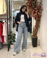شلوار زنانه بوتکات جین ترک وارداتی مدل بوتکات کد 1046