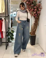 شلوار زنانه شافل ترک وارداتی مدل شافل کد 1024