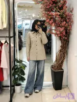 شومیز زنانه چرم پاییزه مدل پرتو کد 0200