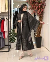 مانتو عبایی زنانه مدل سارین کد 0253