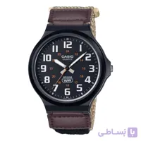 ساعت اسپرت کاسیو مدل MW-240B-5VDF با بند برزنتی