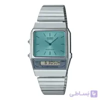 ساعت اسپرت کاسیو مدل AQ-800EC-2ADF. با بند استیل