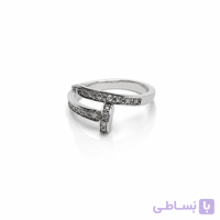 انگشتر نقره عیار 925 میخی کارتیه نگین دار قیمت
