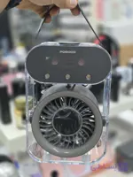 پنکه شارژی و رطوبت‌ساز (مست فن - Mist Fan) قابل حمل از برند Porodo Lifestyle مدل PDLFSTZH26