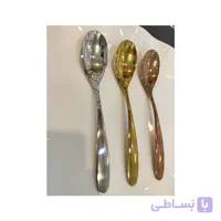 سرویس قاشق چنگال قشقایی 24 نفره 142 پارچه طلایی