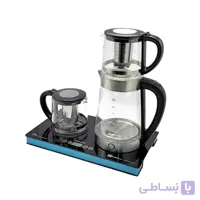چای ساز فوما مدل FU-2053 دو قوری استفاده بصورت روهمی و کنارهمی