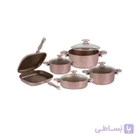 سرویس قابلمه نانو گرانیتی اویز مدل سوینگ 10 پارچه بدون تابه رژیمی