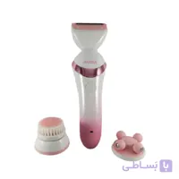 ست ماشین اصلاح بدن، ماساژور و برس پاکسازی صورت روزیا HB6008