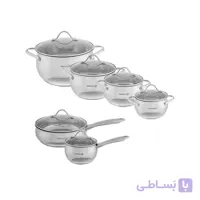 سرویس قابلمه 12 پارچه استیل کرکماز