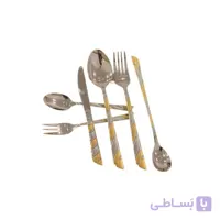 سرویس قاشق چنگال 120 تکه 24 نفره یونیک اصل آهنربانگیر کد 306