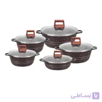 سرویس قابلمه 10 پارچه گرانیتی مارک زیو ترکیه مدل Z-7105