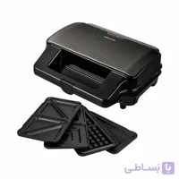 ساندویچ ساز 4 کاره سنکور مدلSSM9978BK با بدنه استیل ضد زنگ