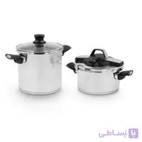 زودپز روگازی استیل 4+7 لیتری کافلون KF-318W اصل آلمان