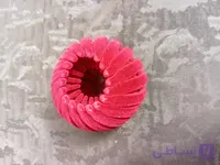 کلیپس مو آکاردئونی گوجه ای زرشکی