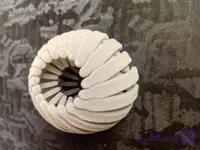 کلیپس مو آکاردئونی گوجه ای طوسی
