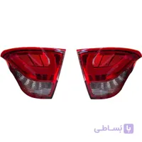 چراغ عقب اسپرت کوییک قرمز سفید جفتی