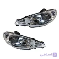 چراغ جلو پژو 206 جفتی