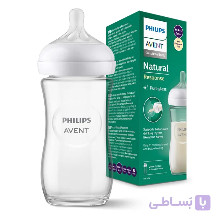 شیشه شیر پیرکس 125mlبرند Avent