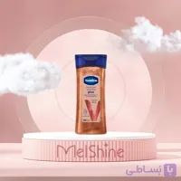 ژل روغن بدن شاین وازلین شامپاینی Vaseline Vanilla Glow Shimmer Body Gel Oil