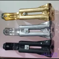 پایه قاشقی دیواری نقره ای مکشی طلایی