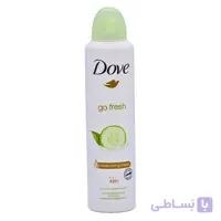 اسپری ضد تعریق داو مدل Go Fresh (خیار)  حجم 250 میل تولید هند