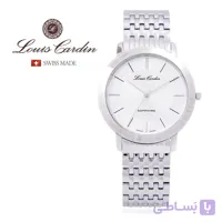 ساعت مچی مردانه لوئیس کاردین مدل LC001 M METAL RTT/WT بند استیل دو رنگ