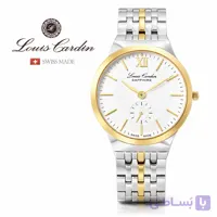ساعت مچی مردانه لوئیس کاردین  LC002 M METAL GD/CB، بند استیل دو رنگ